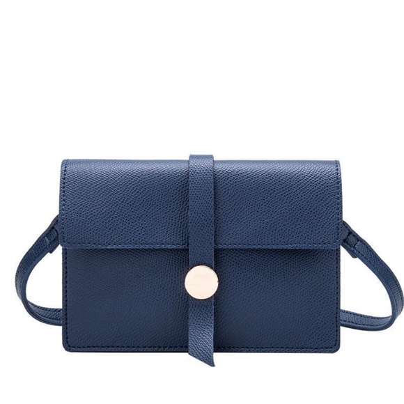 BEYOND THE FAME Handbags - VEGAN CROSSBODY PURSE BAG -  SLATE